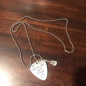 R5 “COME ON GET LOUD” Pick Necklace